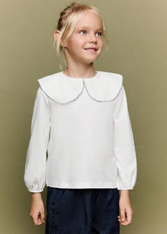 Babydoll-neck t-shirt — Off White 2