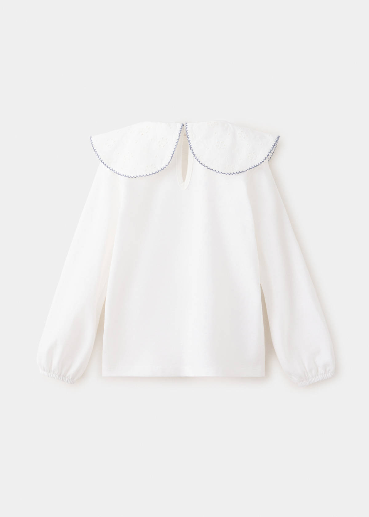 Babydoll-neck t-shirt — Off White