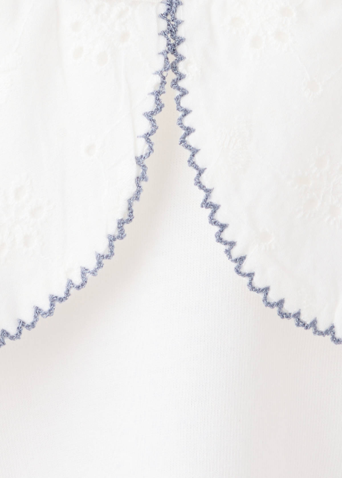 Babydoll-neck t-shirt — Off White