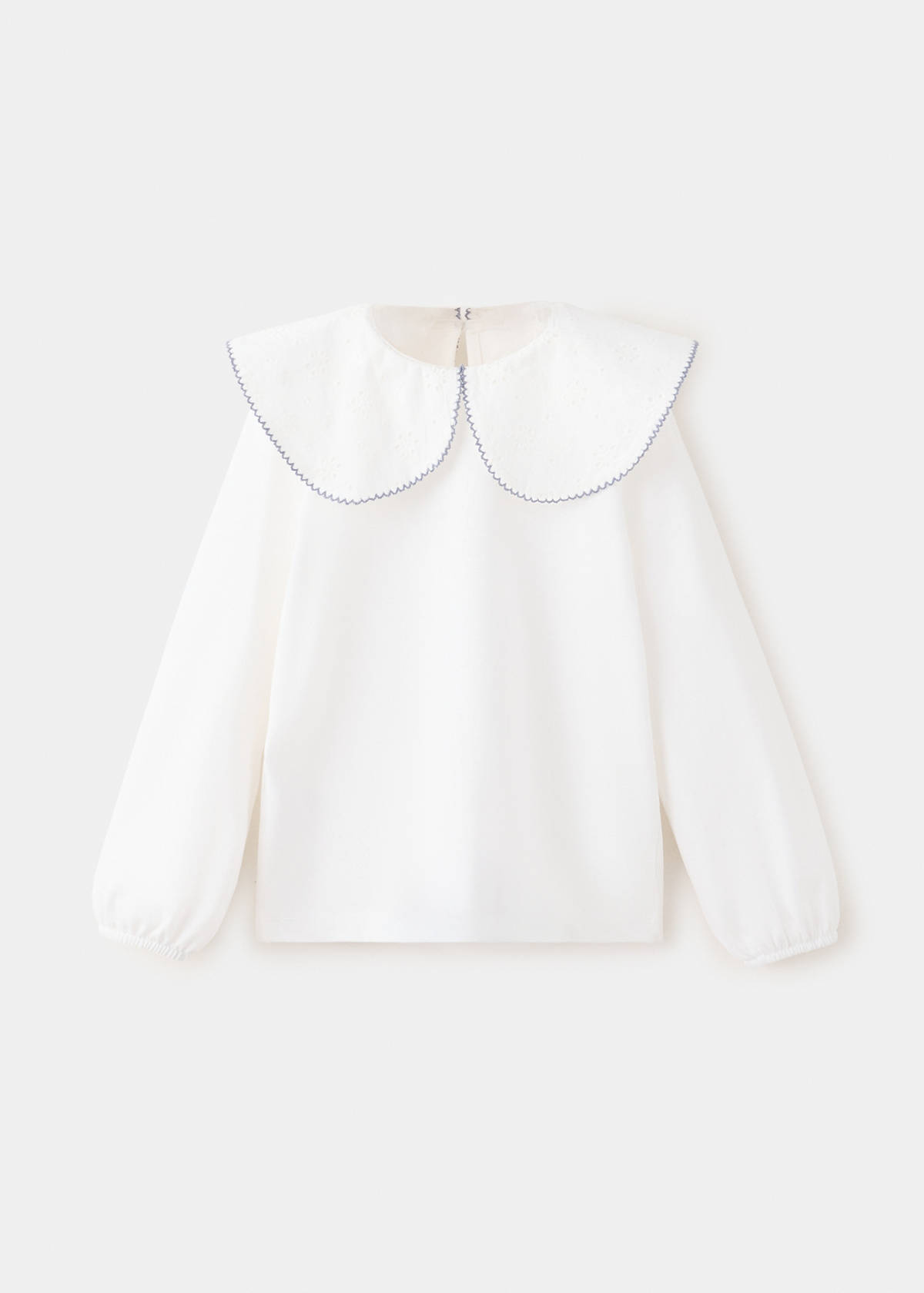 Babydoll-neck t-shirt — Off White