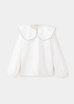 Babydoll-neck t-shirt — Off White 3