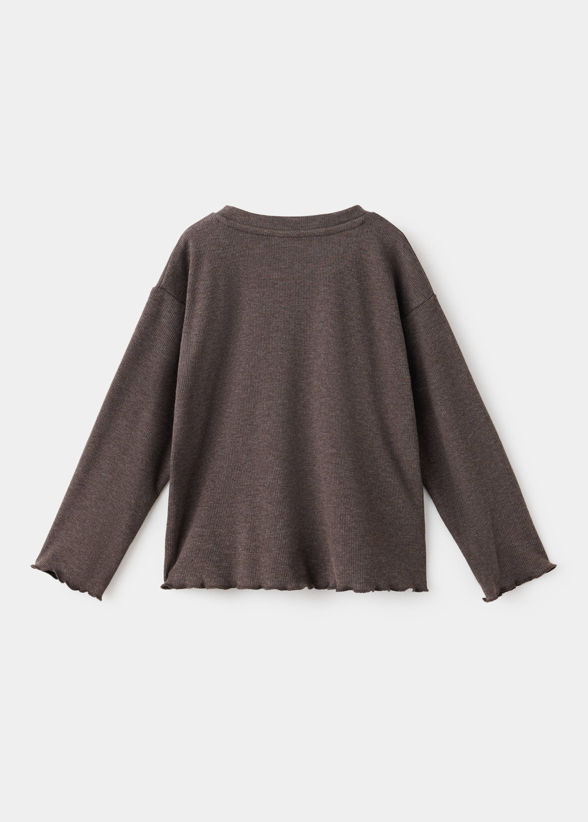Ribbed t-shirt - Reverse of the article