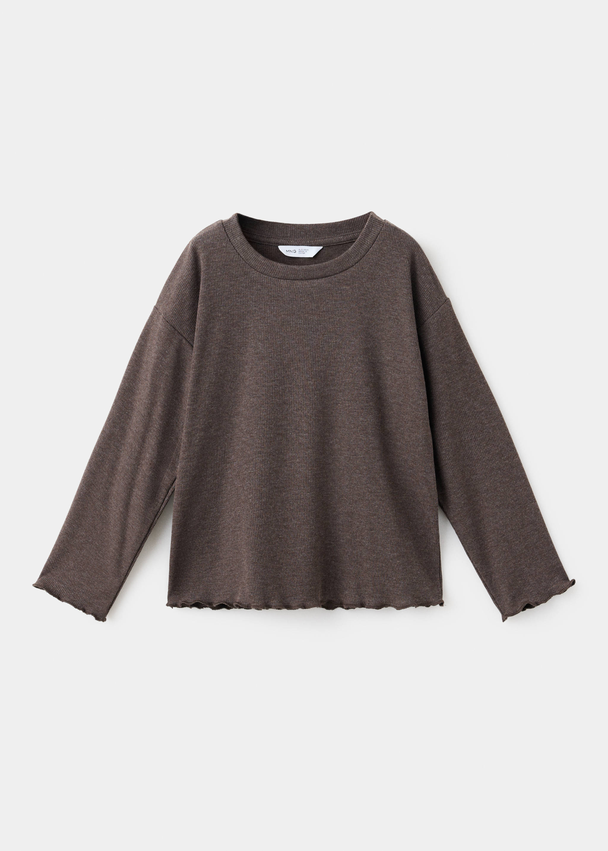 Ribbed t-shirt - Article without model