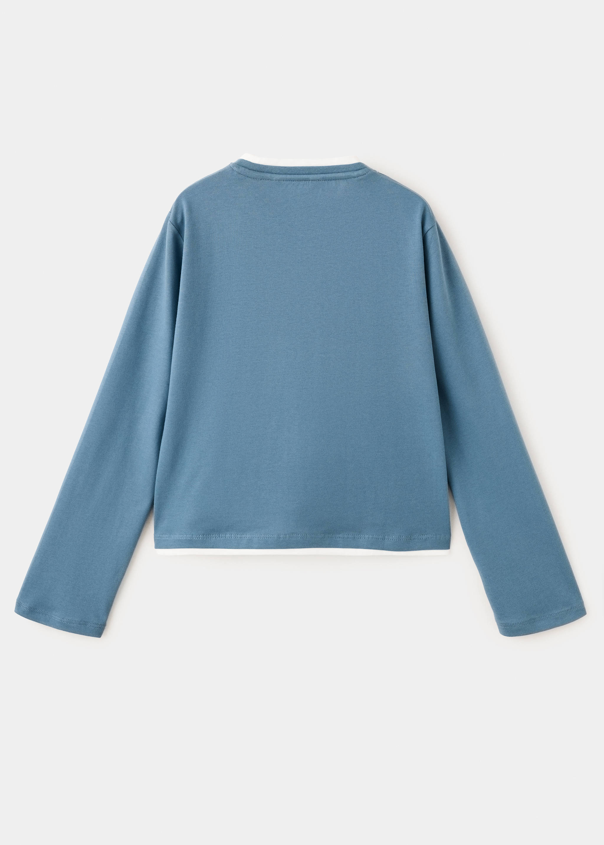 T-shirt détail imprimé - Verso de l’article