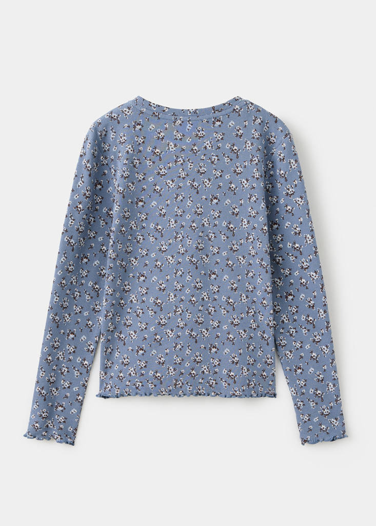 Ribbed flower T-shirt - thumbnail 10