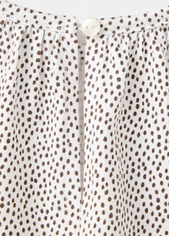 Printed cotton blouse — Off White 4