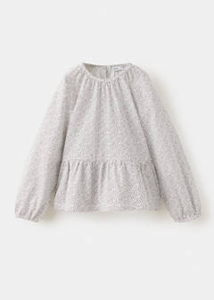 Printed cotton blouse — Off White 3