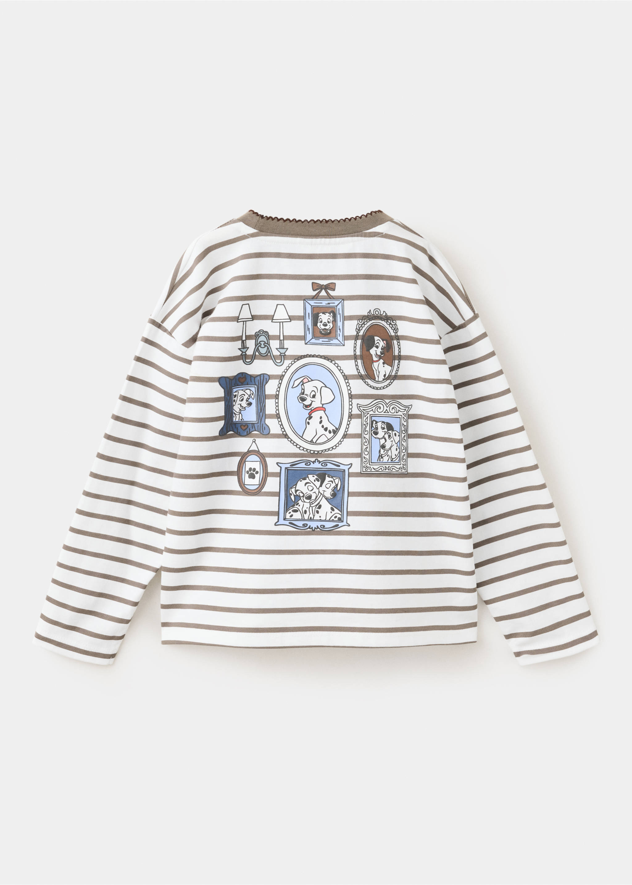 T-shirt Les 101 Dalmatiens - Verso de l’article, Marron. Ref: 37005185-00.