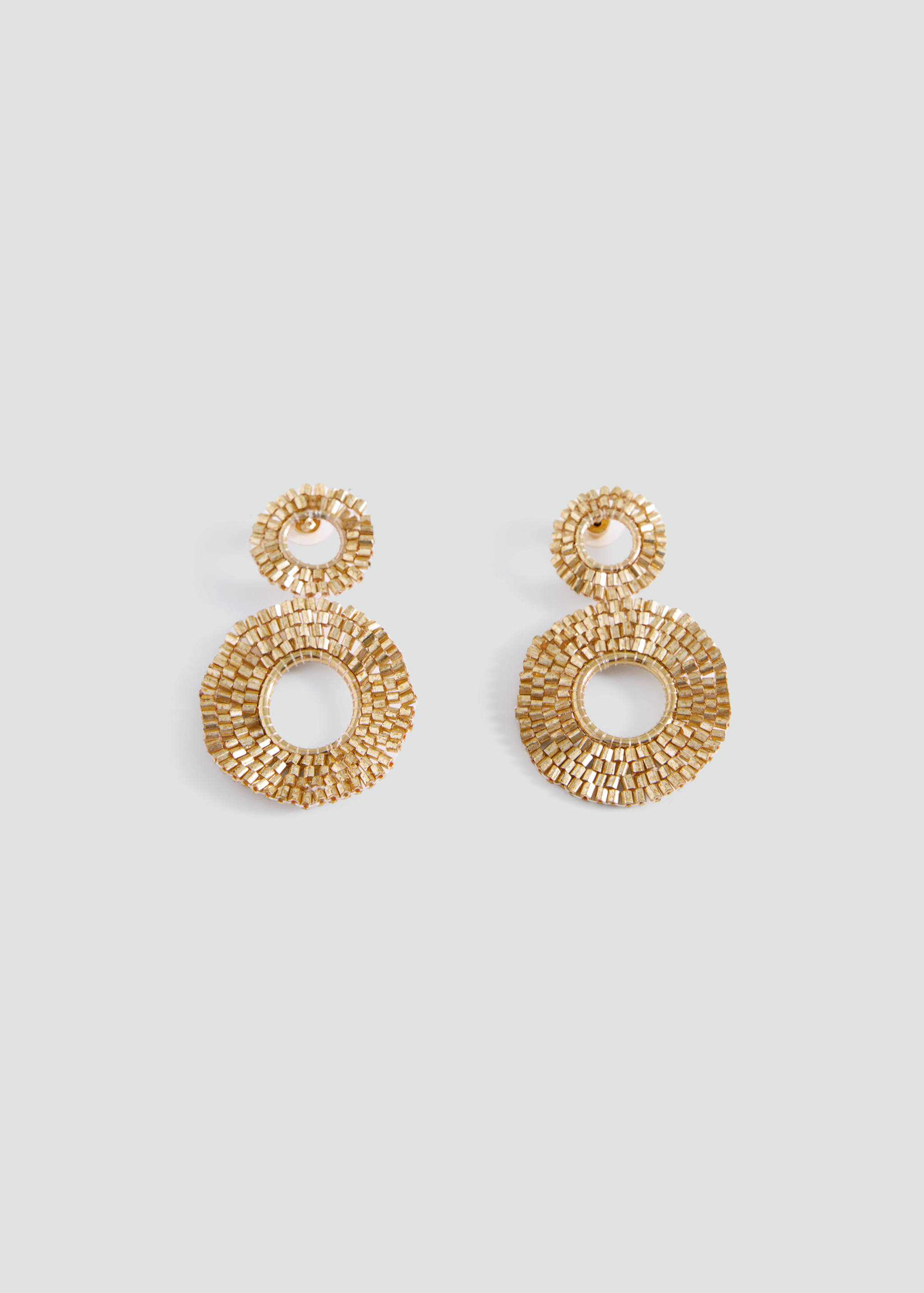 Boucles d'oreilles pendantes cristaux - Article sans modèle