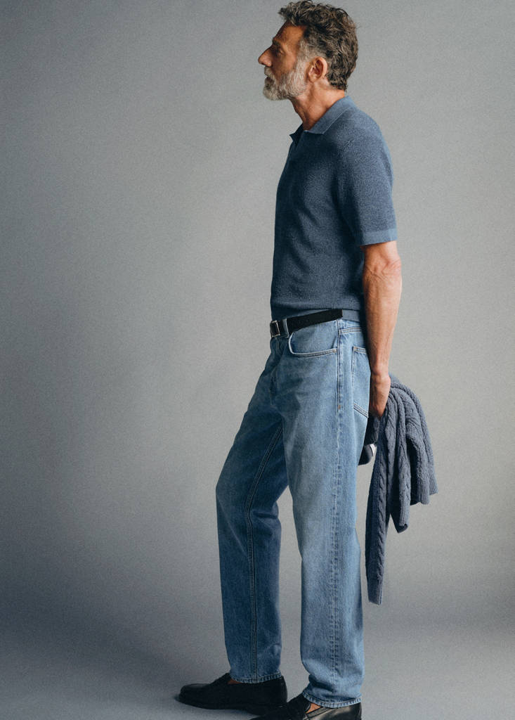 Regular fit jeans, 100% cotton, made in Italy — Light Blue