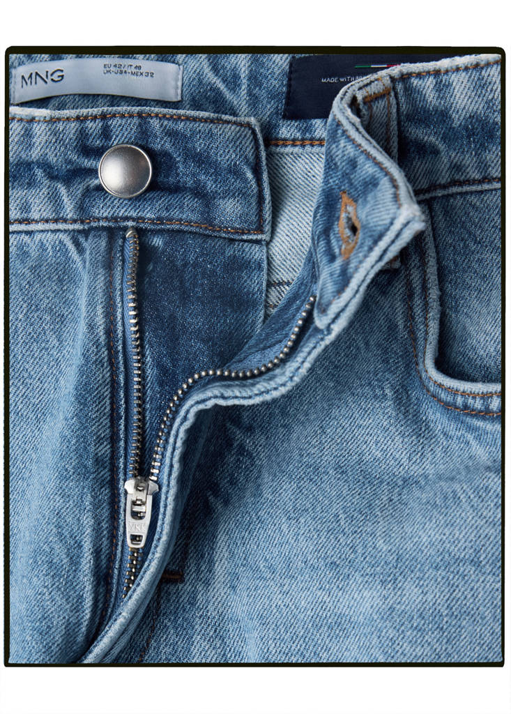 Regular fit jeans, 100% cotton, made in Italy — Light Blue