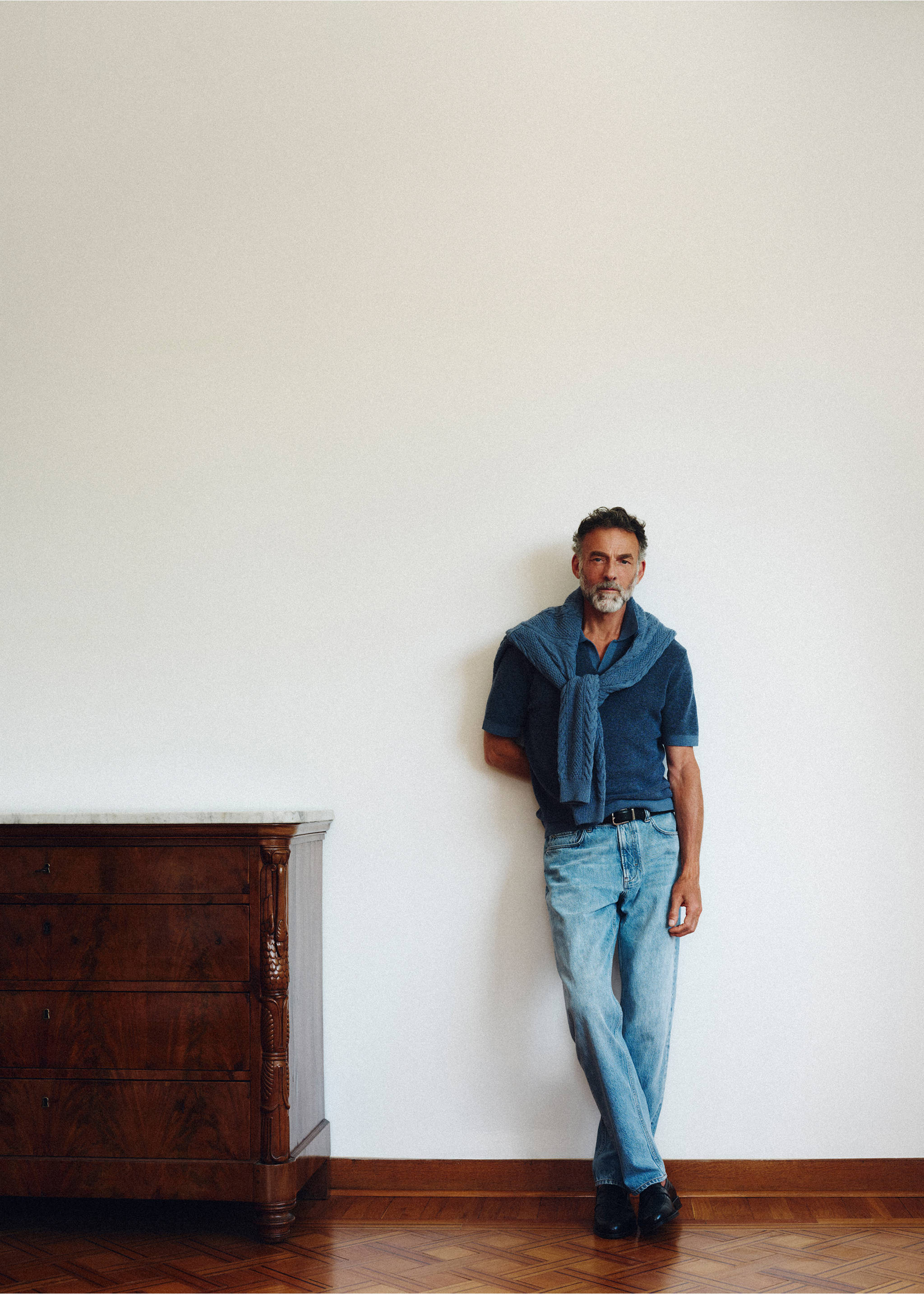 Regular fit jeans, 100% cotton, made in Italy - Details of the article 5, Light Blue. Ref: 37005843-00.