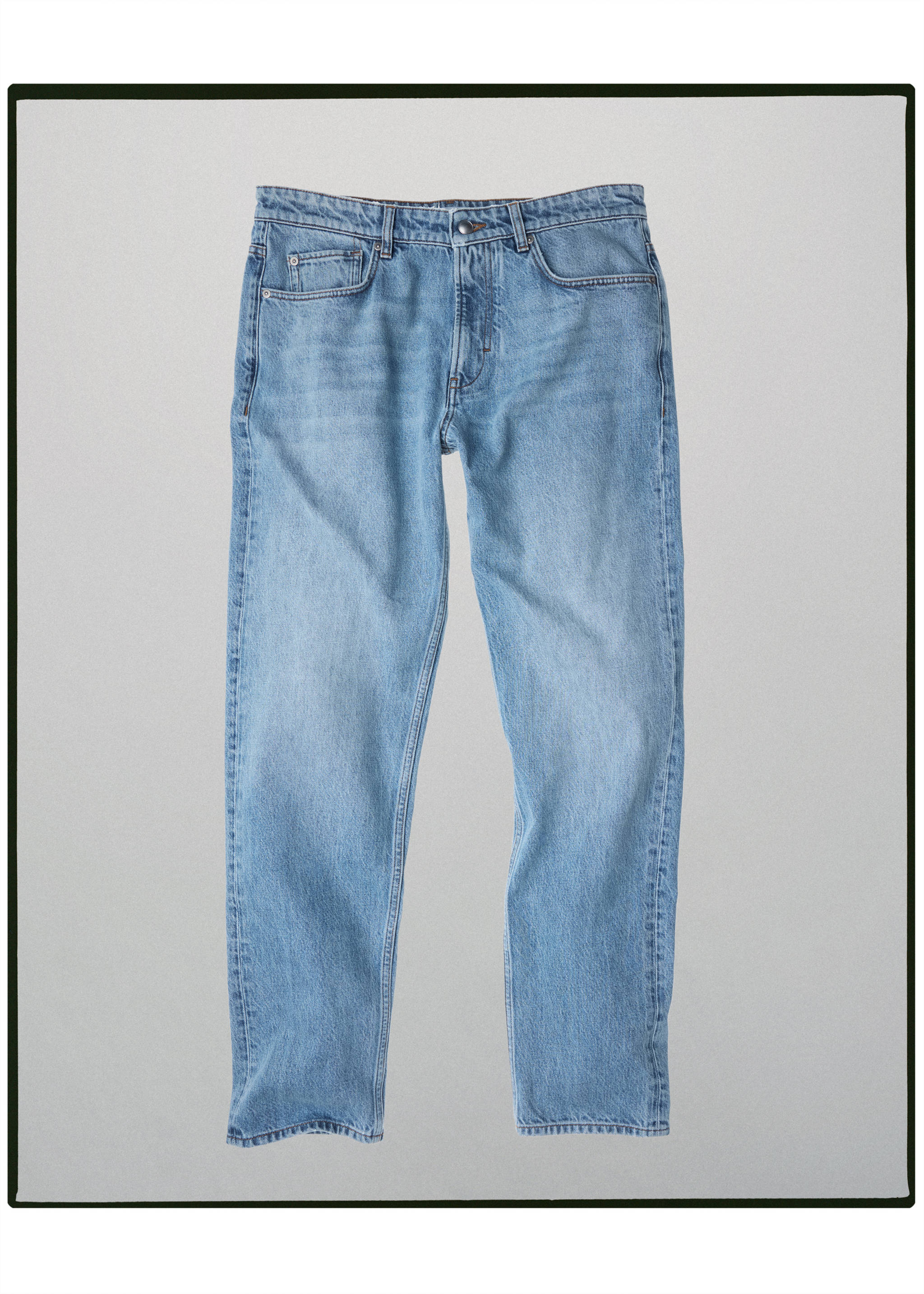 100% cotton regular fit jeans - Article without model, Light Blue. Ref: 37005843-00.