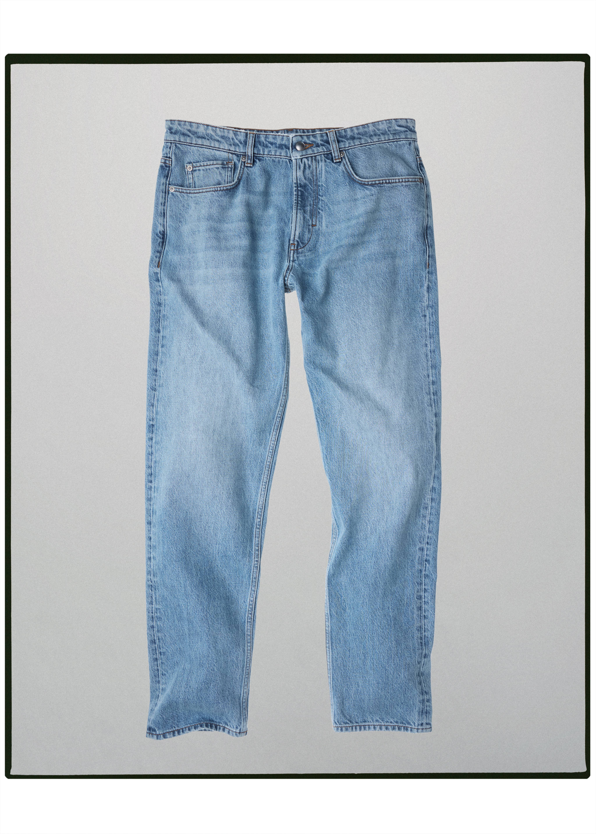 100% cotton regular fit jeans - Article without model