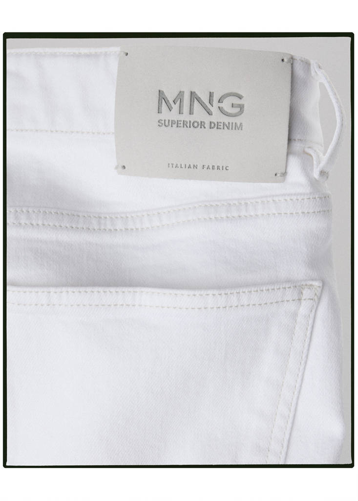 Slim-fit jeans in Italian cotton — Off White