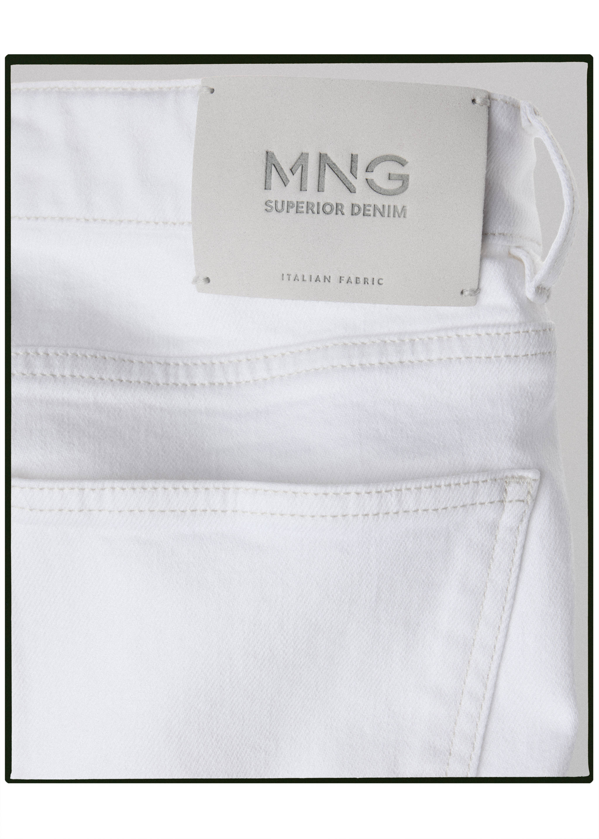 Jeans slim fit algodón - Detalle del artículo 0, Blanco roto. Ref: 37005844-00.