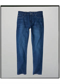 Slim-fit jeans in Candiani denim — Dark Blue 6