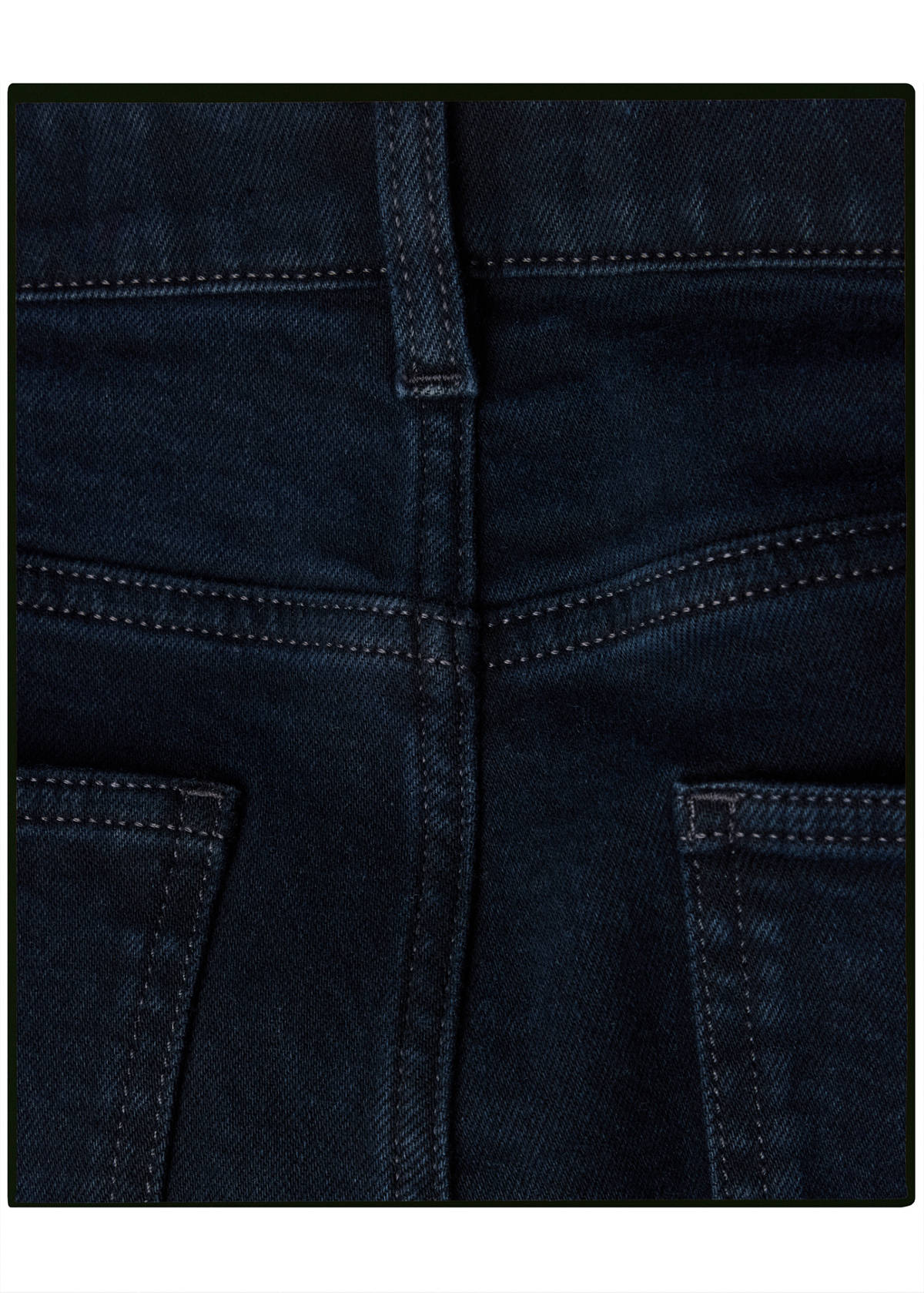 Slim-fit jeans in Candiani denim — Deep Dark Blue