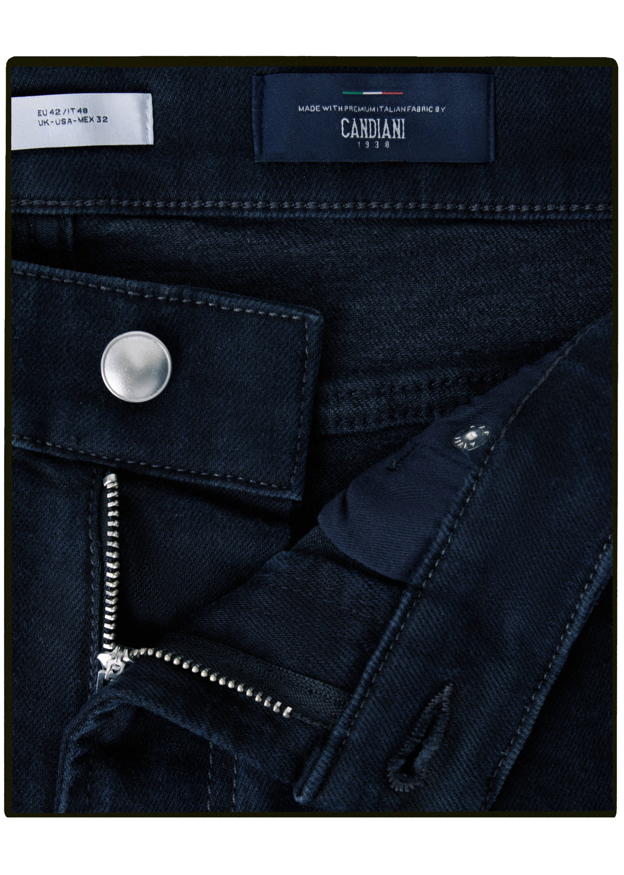 Slim-fit jeans in Candiani denim - Details of the article 9