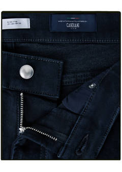 Slim-fit jeans in Candiani denim — Deep Dark Blue 10