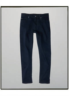 Slim-fit jeans in Candiani denim — Deep Dark Blue 8