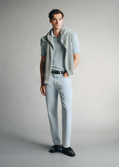 Relaxed-fit jeans in Candiani fabric — Bleach Blue 2