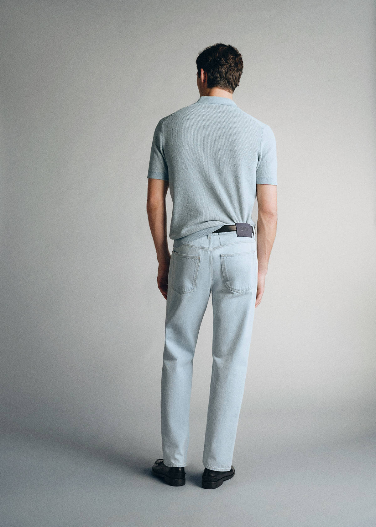 Relaxed-fit jeans in Candiani fabric — Bleach Blue