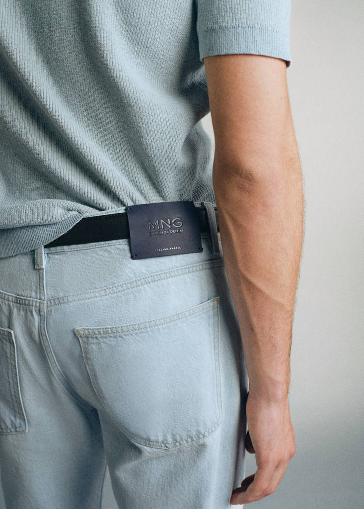 Relaxed-fit jeans, 100% cotton, made in Italy — Bleach Blue