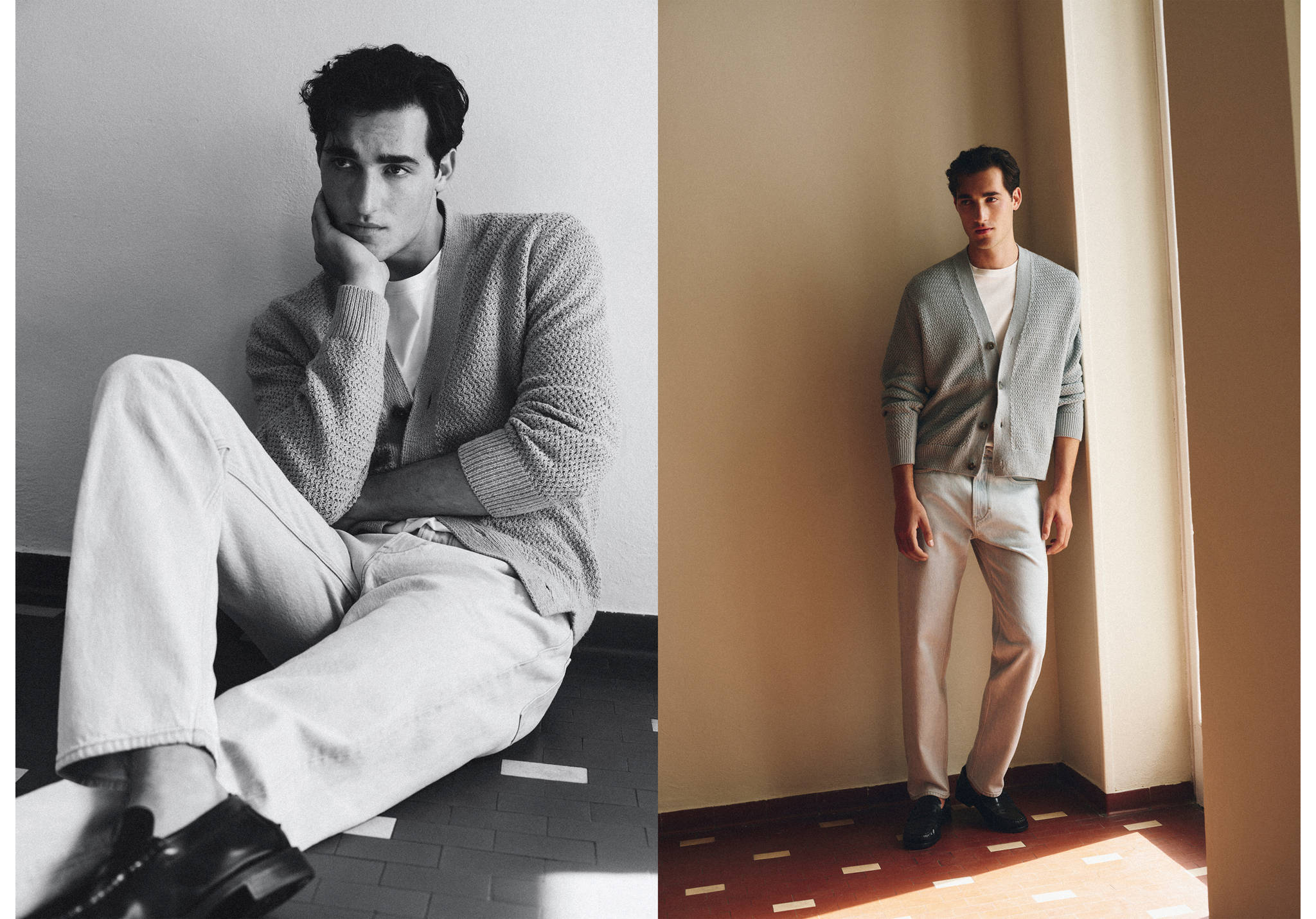 Relaxed-fit jeans, 100% cotton, made in Italy - Panoramic plane