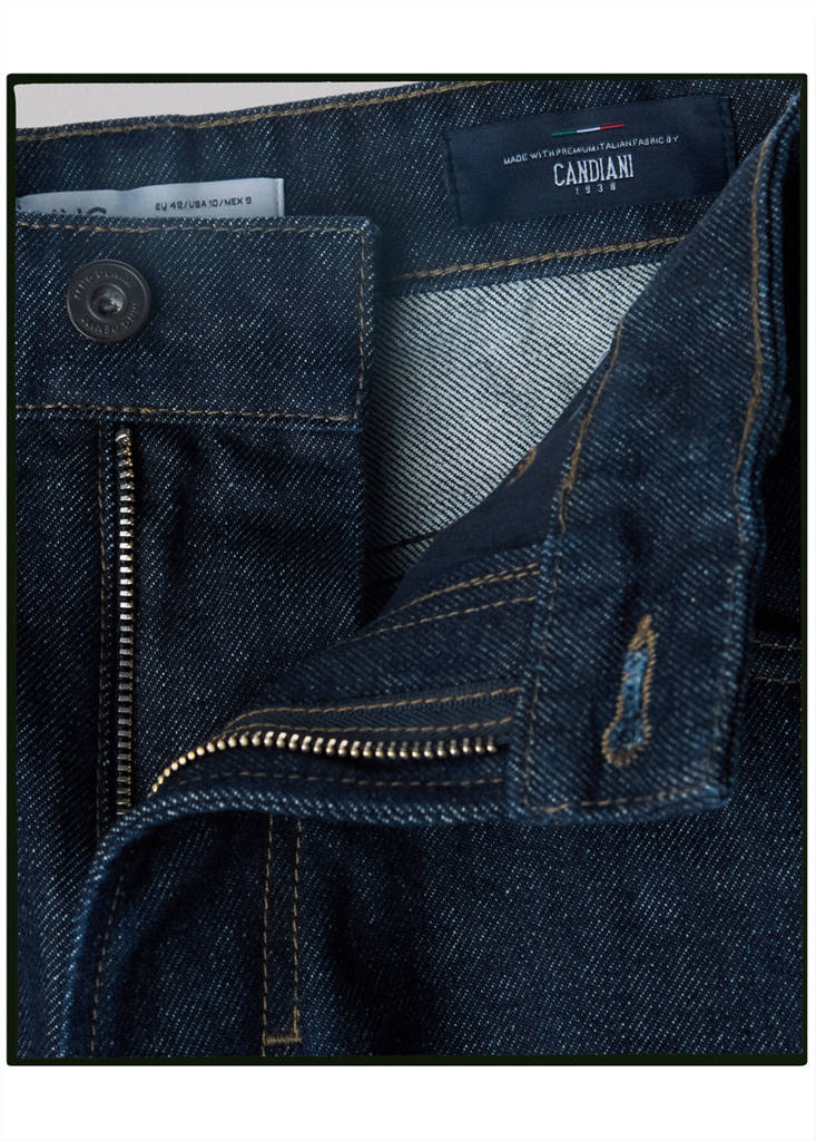 Relaxed-fit jeans, 100% cotton, made in Italy — Open Blue