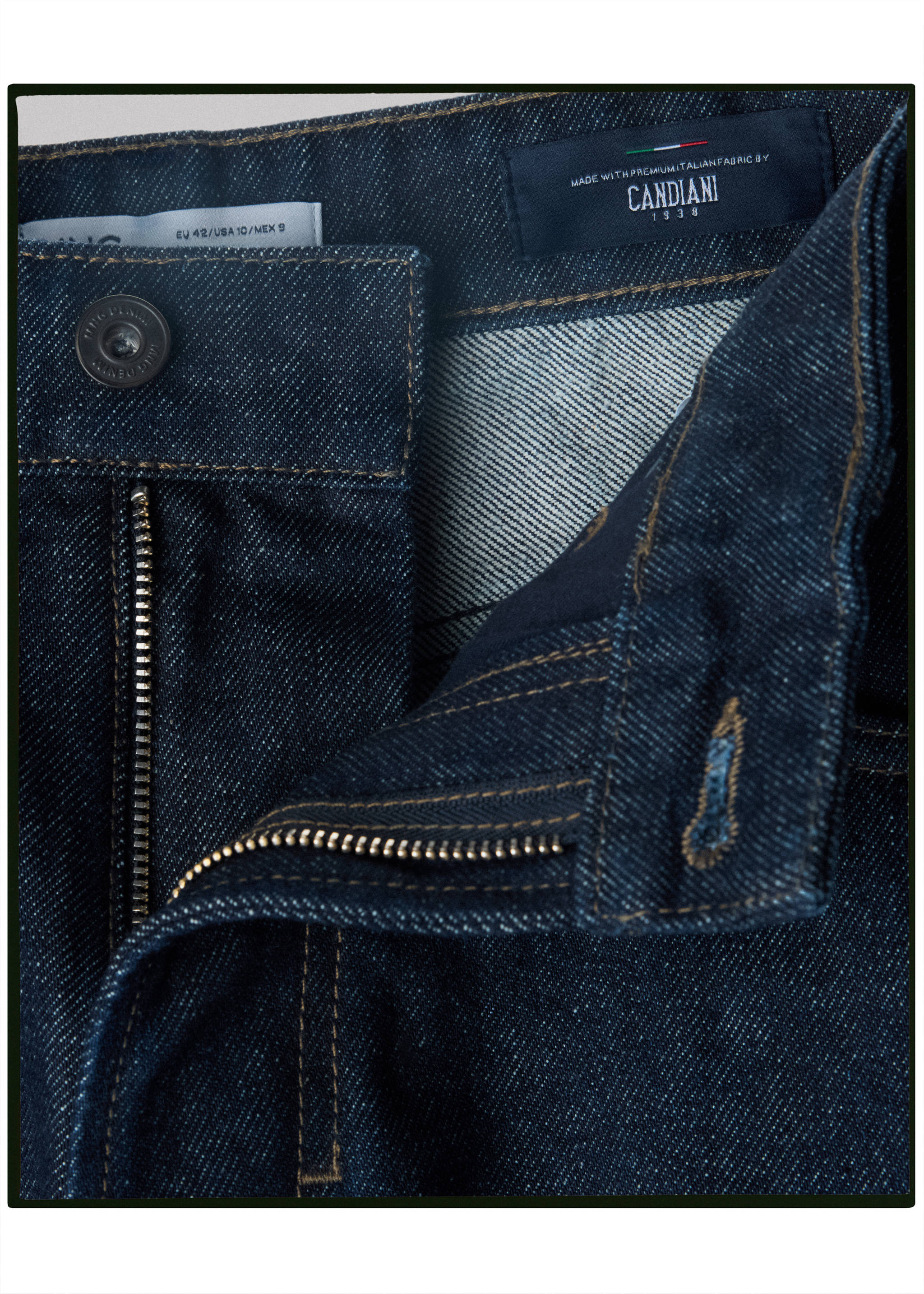 Jeans relaxed fit 100% algodón - Detalle del artículo 8, Azul. Ref: 37005848-00.
