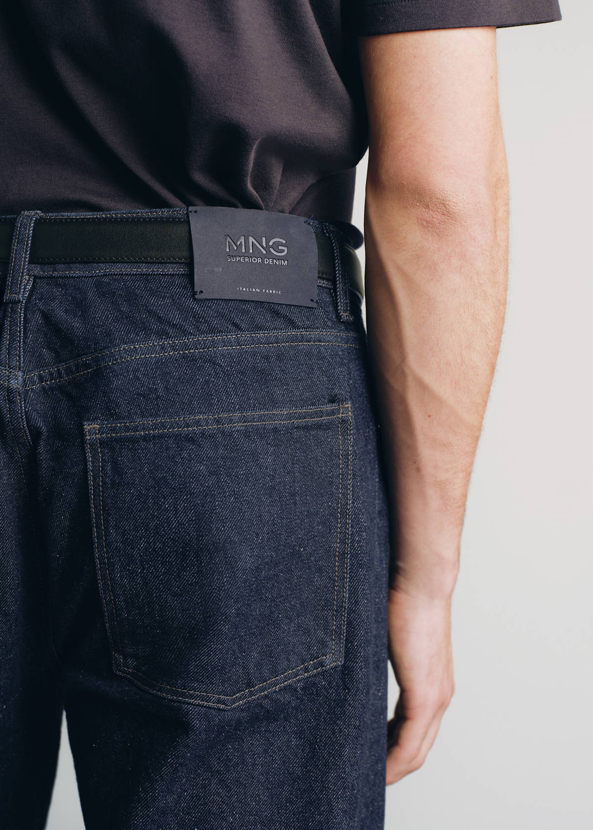 Relaxed-fit jeans in Candiani fabric — Open Blue