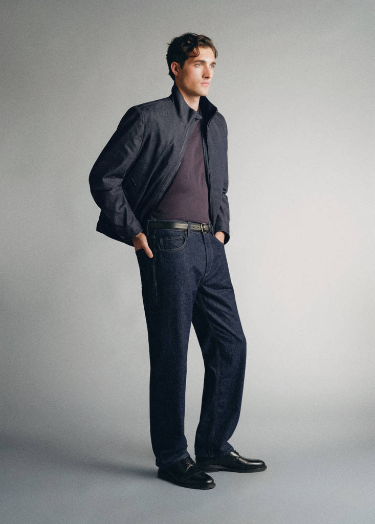 Relaxed-fit jeans, 100% cotton, made in Italy — Open Blue