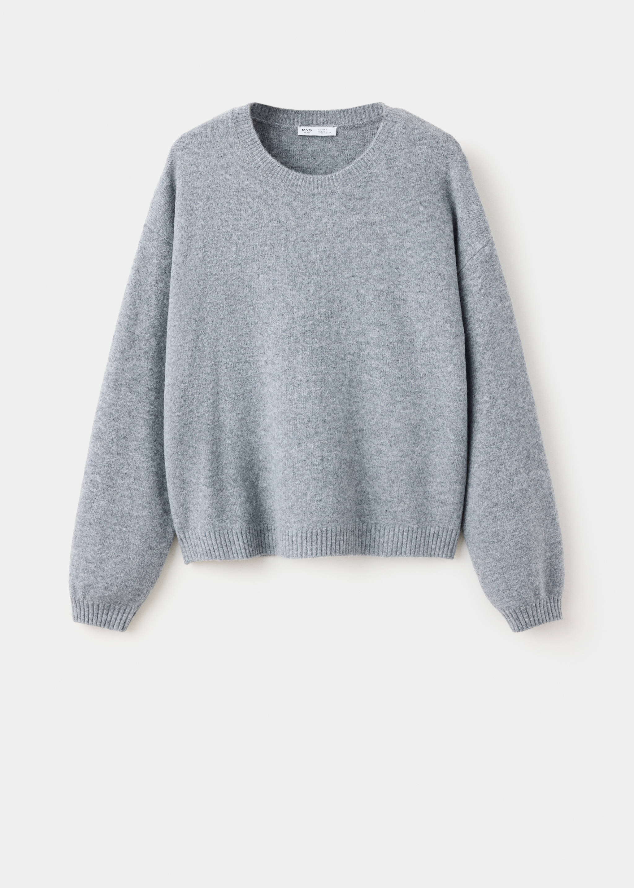 Ribbed neck sweater - Article without model