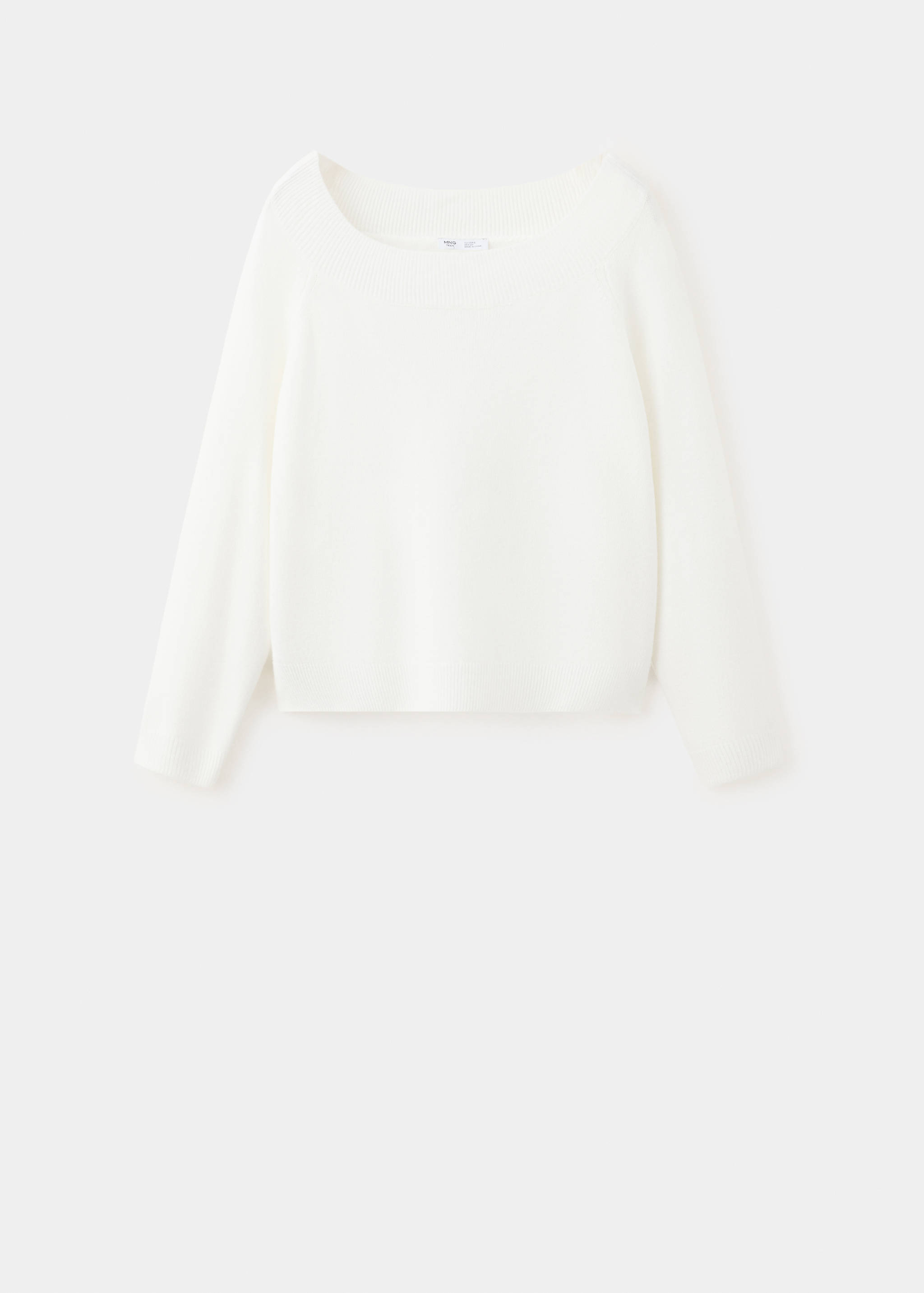 Boat neck sweater - Article without model