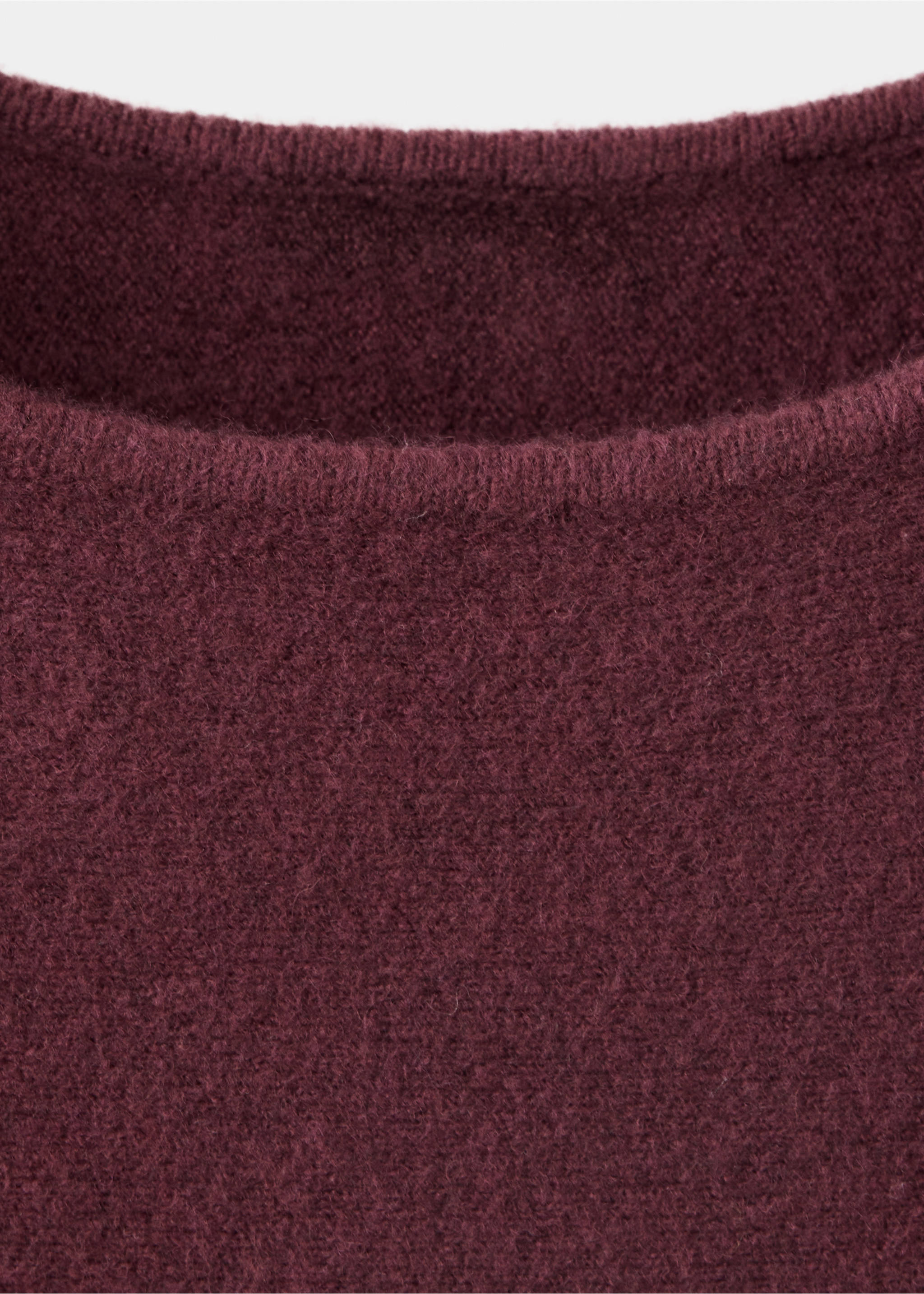 batwing-sleeve jersey - Details of the article 8, Burgundy. Ref: 37005854-00.