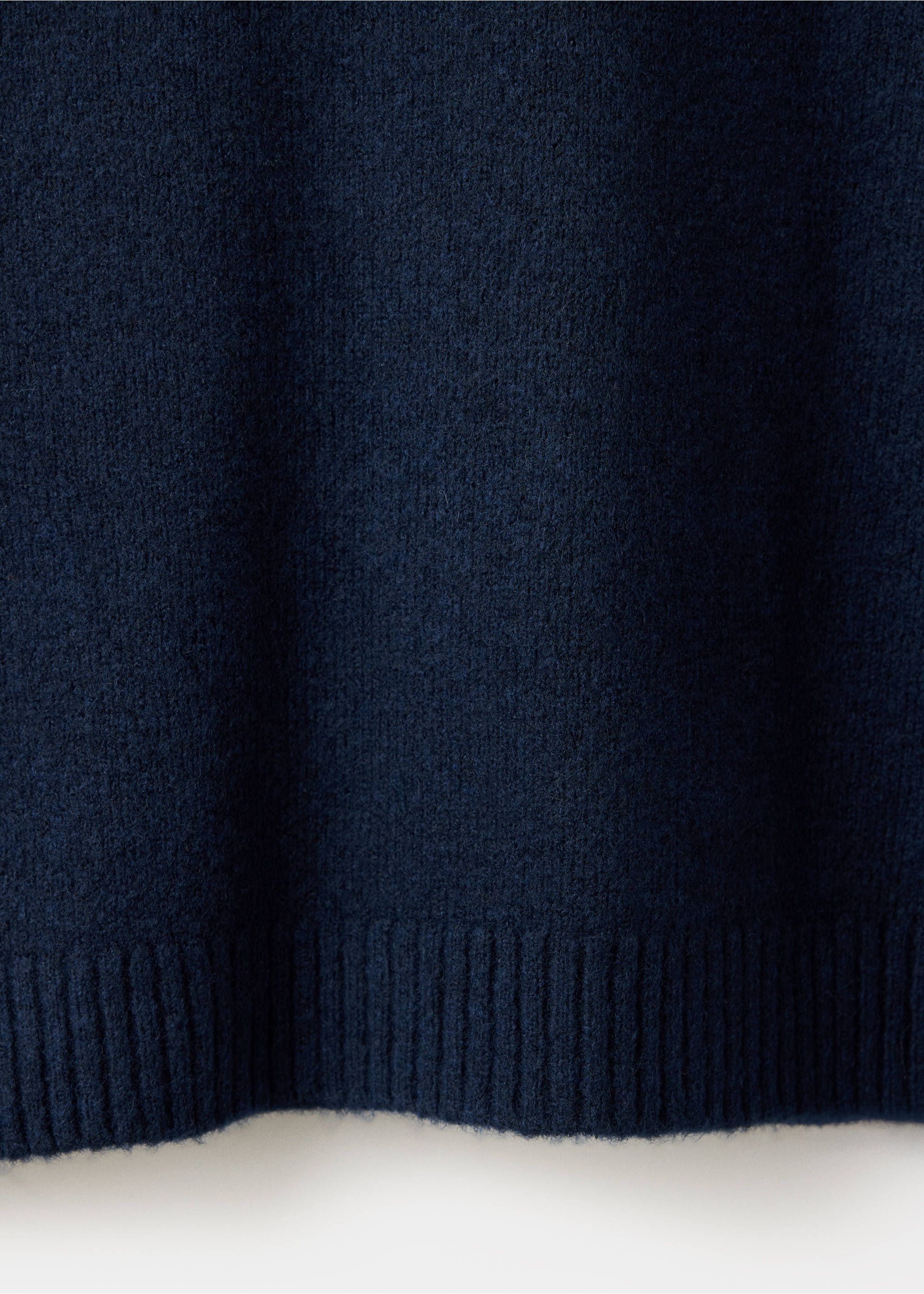 Pull-over col côtelé - Détail de l'article 0, Bleu marine. Ref: 37005857-00.