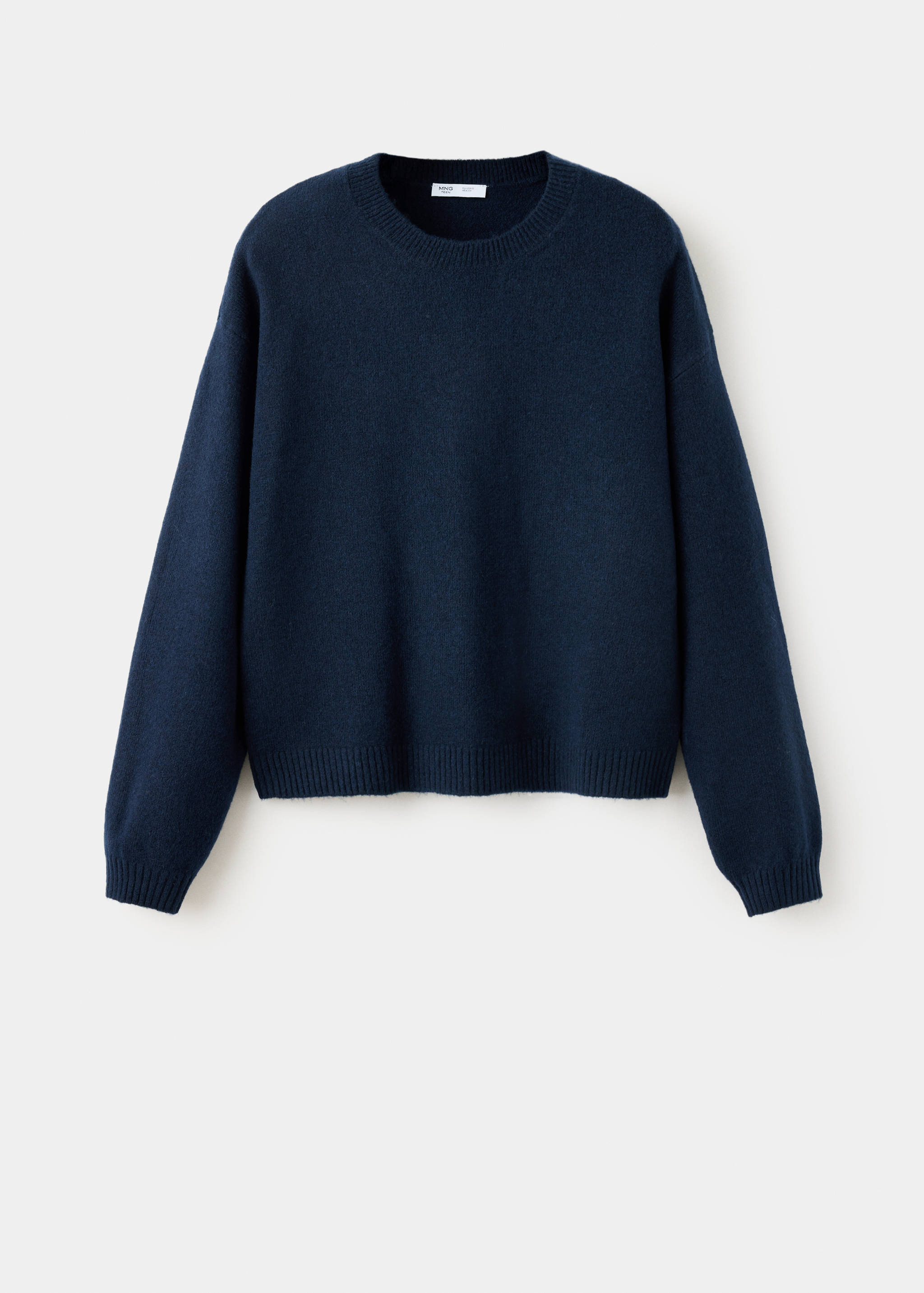 Ribbed neck sweater - Article without model