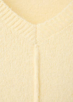 Sweater with seam detail — Yellow 6