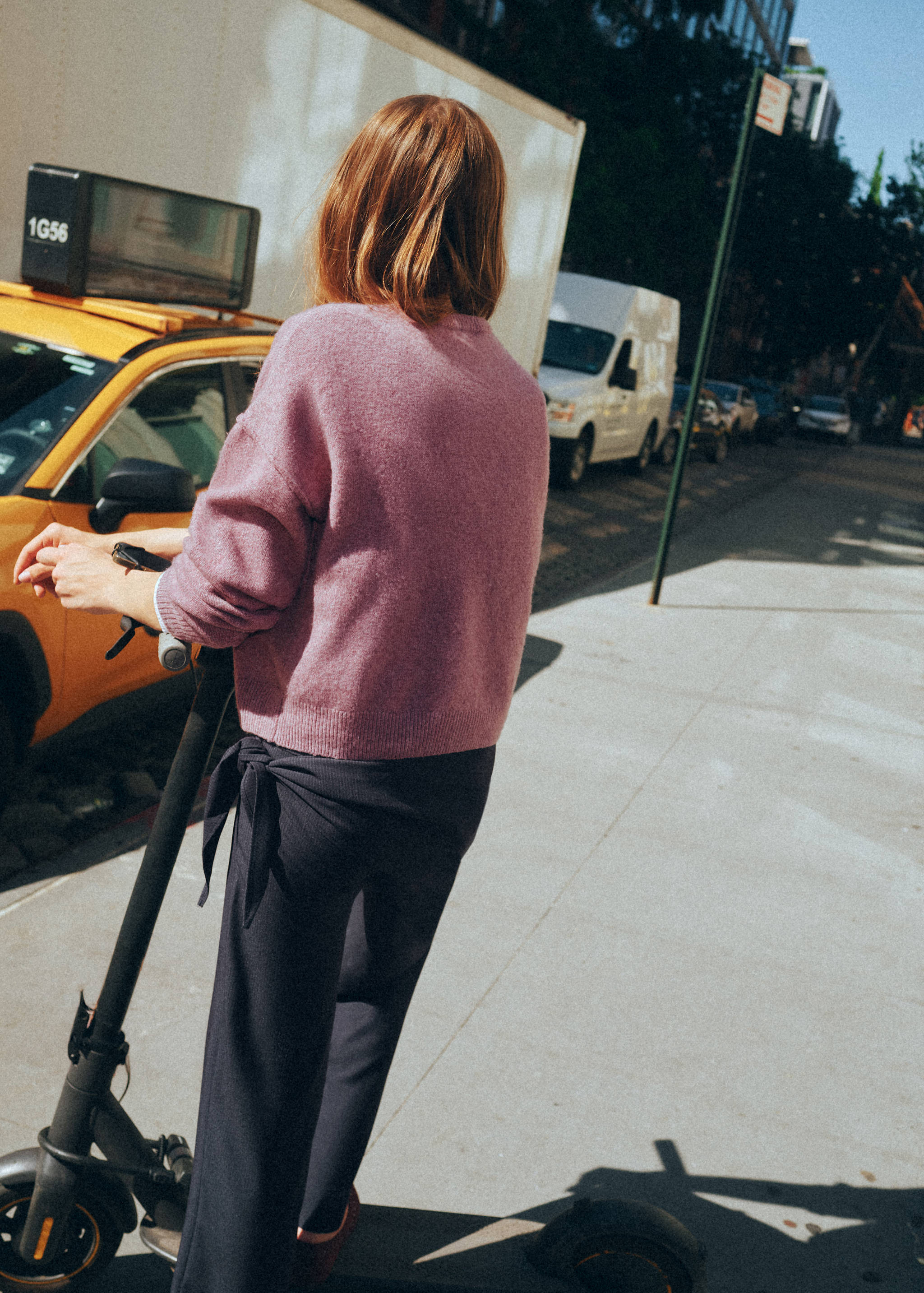 Flecked sweater - Reverse of the article