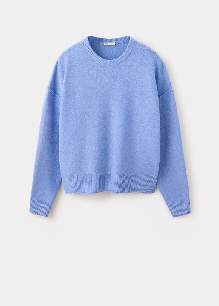Flecked sweater — Blue