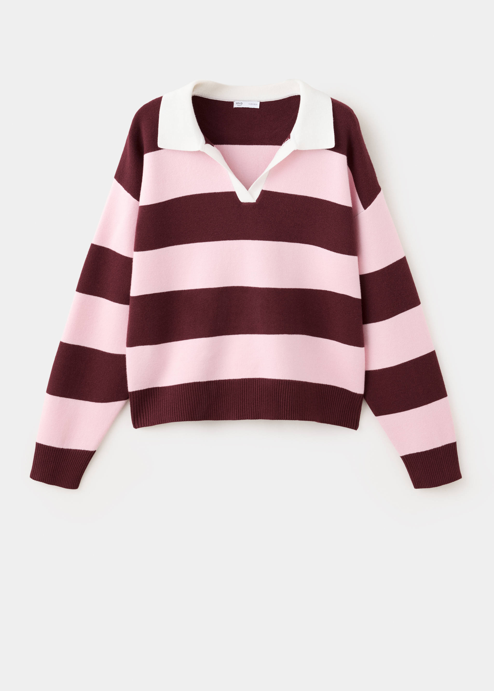 Jersey cuello polo rayas - Artículo sin modelo