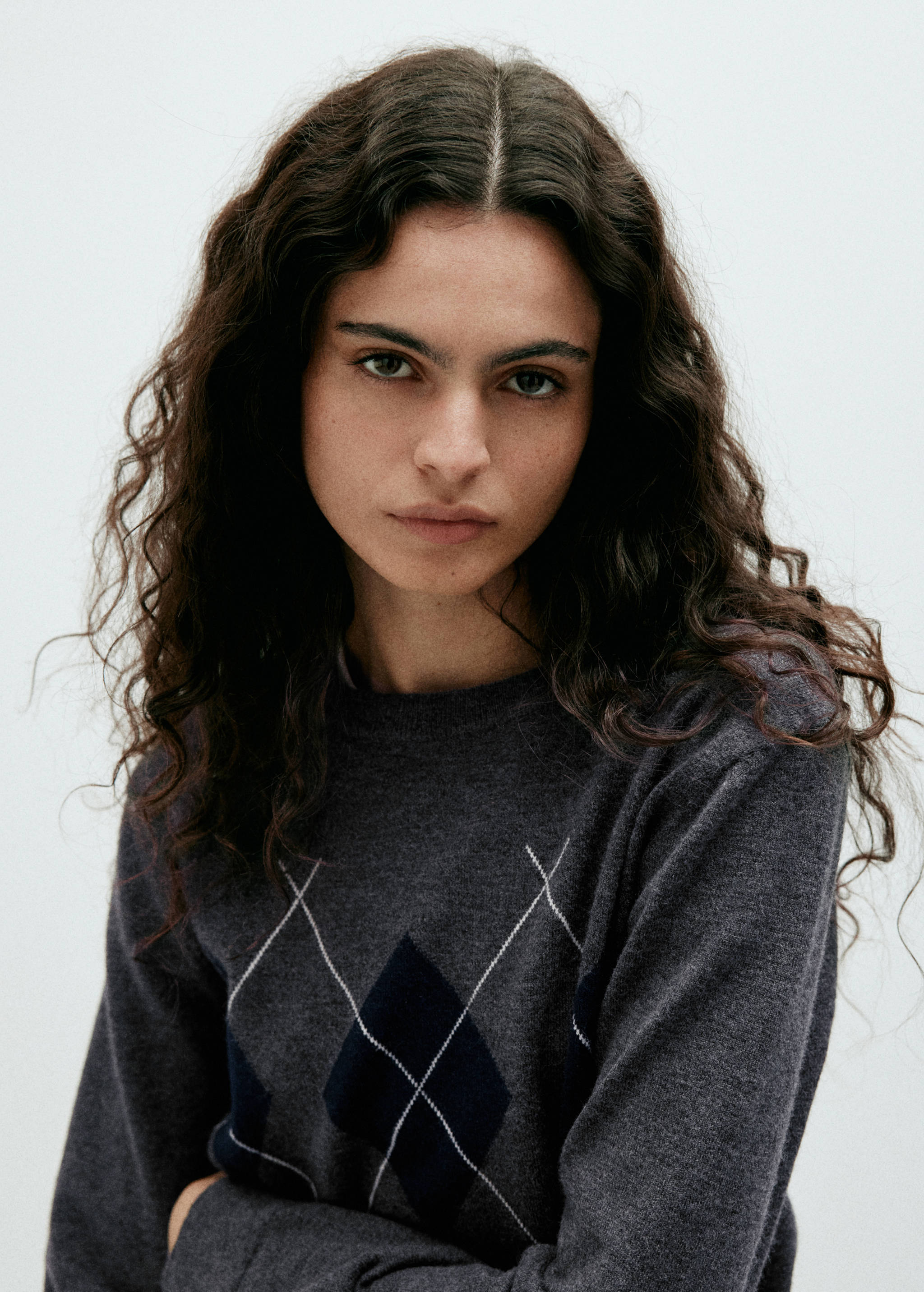 Argyle knit sweater - Details of the article 1