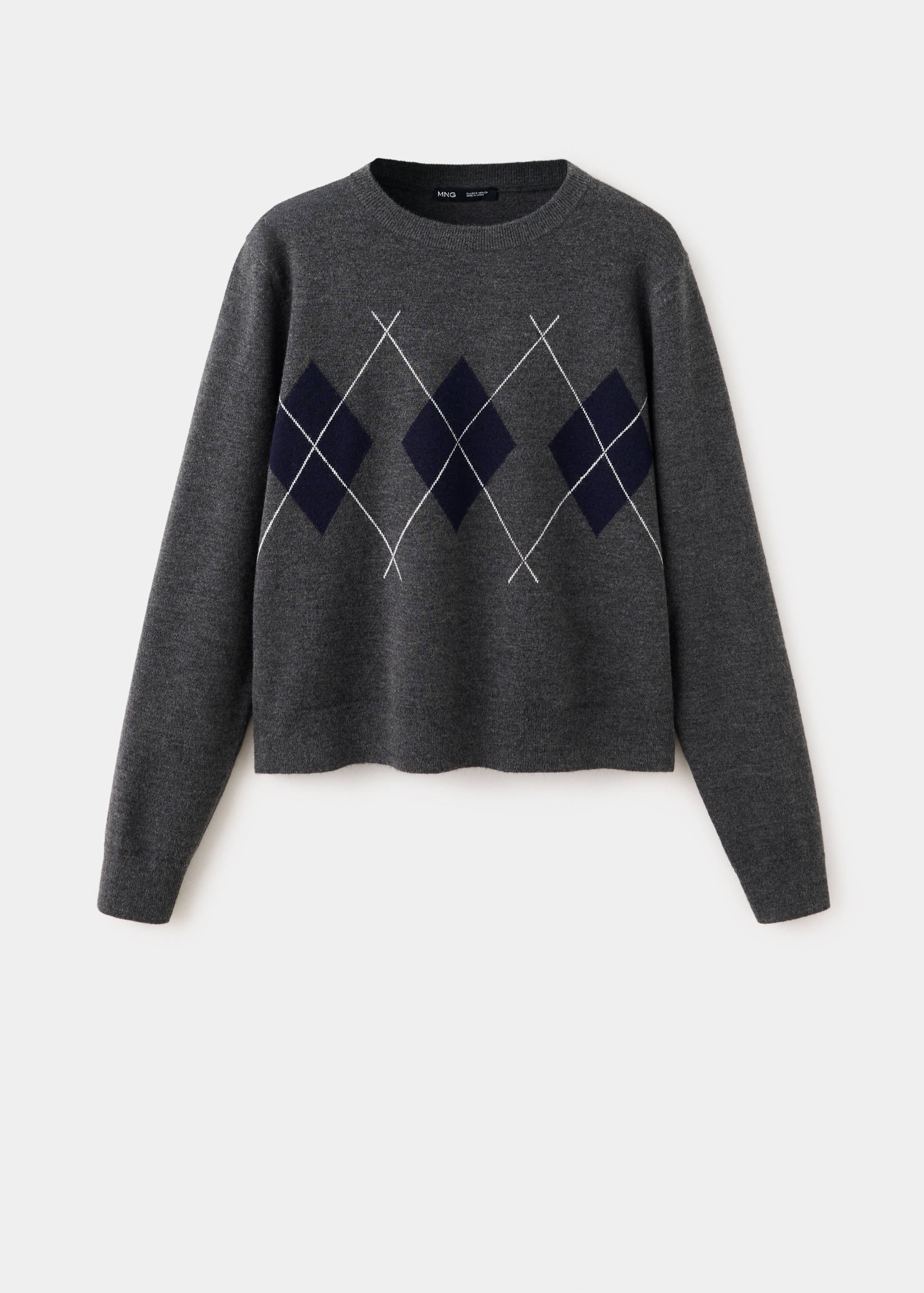 Pull maille losanges - Article sans modèle