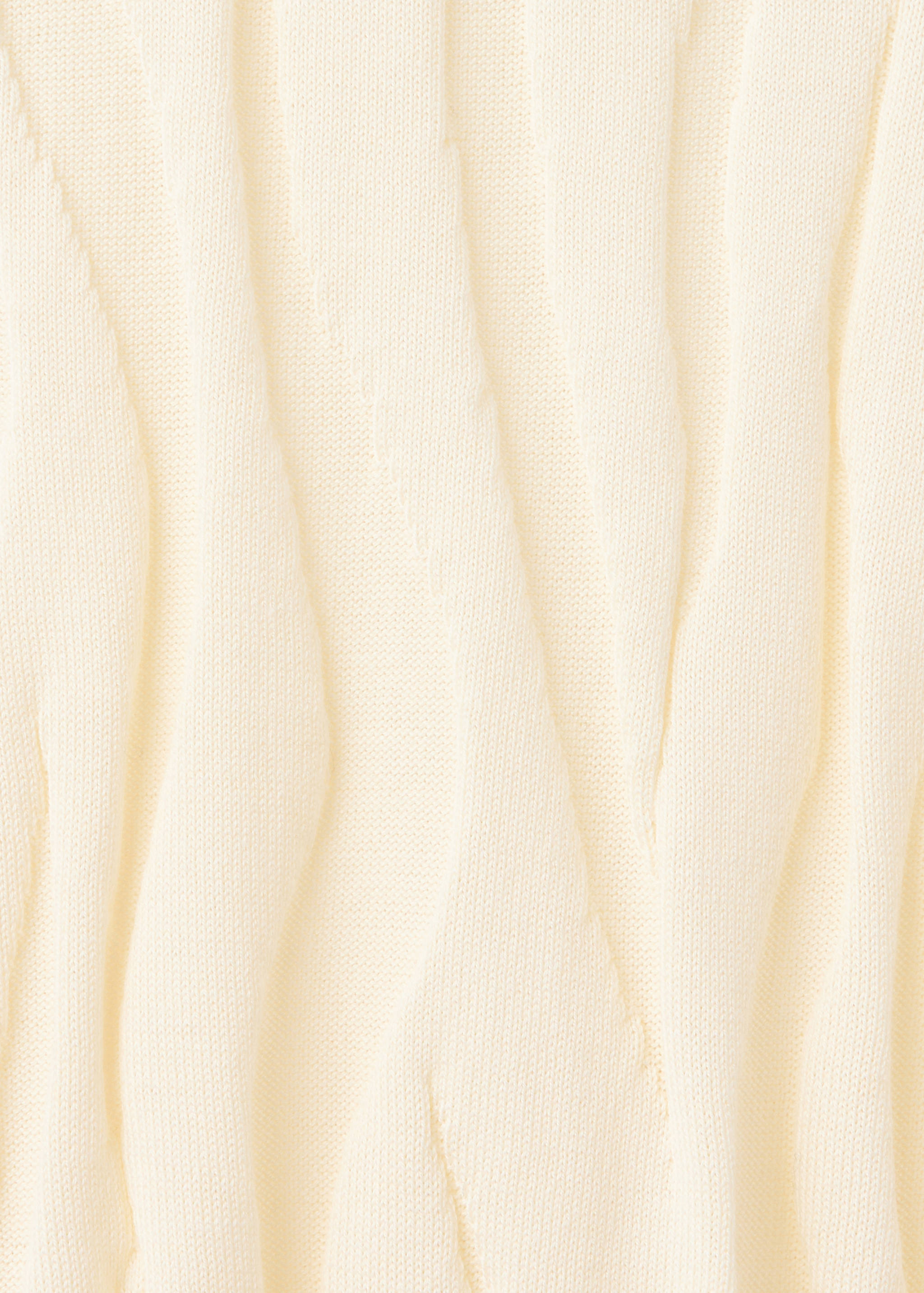 Fitted wavy-effect sweater - Details of the article 0