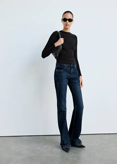 Fitted textured sweater — Black 2