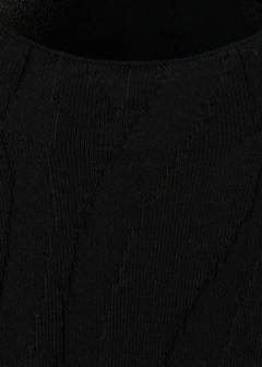 Fitted textured sweater — Black 7