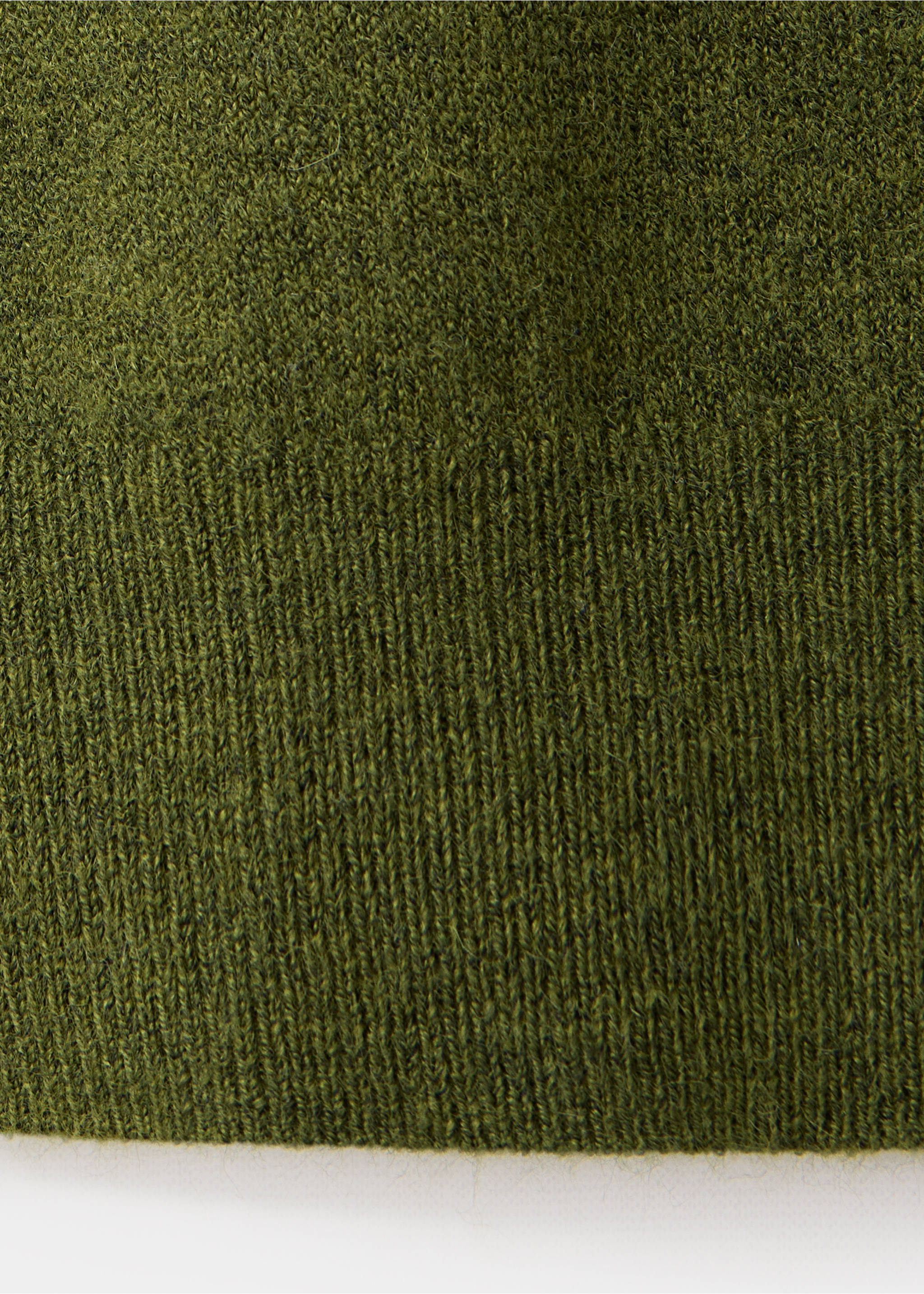 Short-sleeved knitted sweater - Details of the article 0, Green. Ref: 37005868-00.