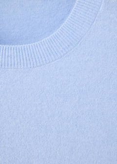 Short-sleeved knitted sweater — Sky Blue 8