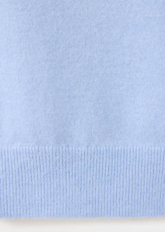 Short-sleeved knitted sweater — Sky Blue 9